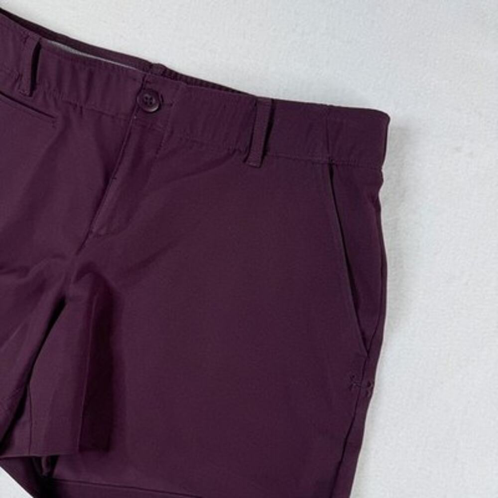 Under Armour Shorts 10 Purple Chino Golf HeatGear Stretch 4" Inseam Women’s